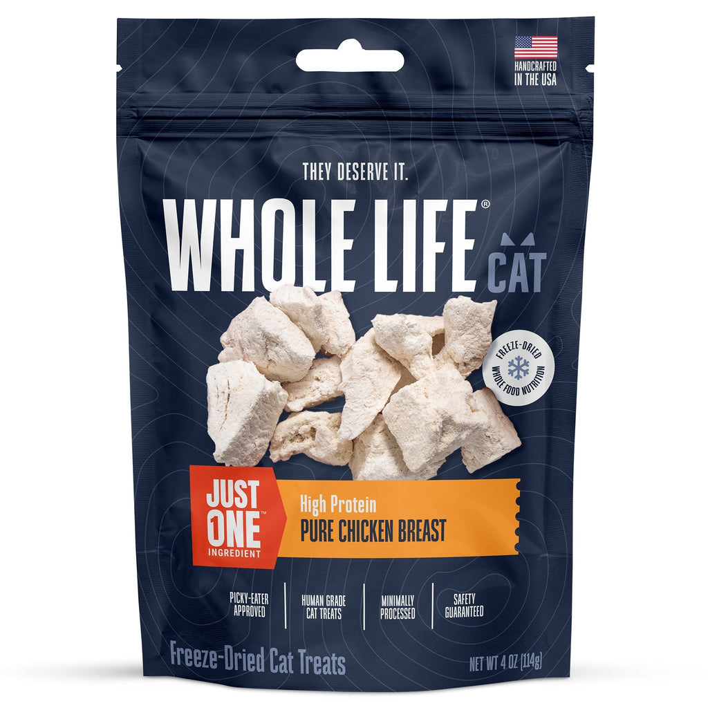 Just One Chicken Cat Treats – Human Grade, Picky Eater Approved, Made in Our Own Kitchens