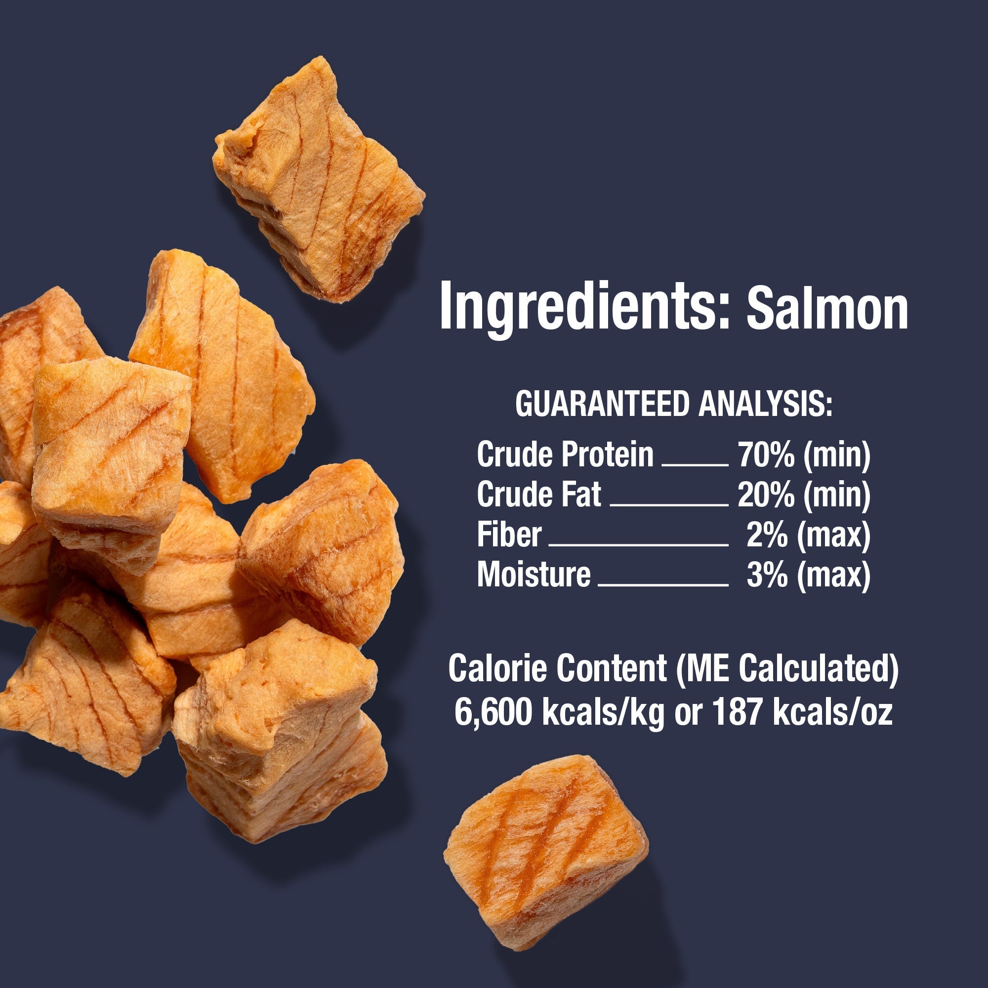 Just One Salmon Cat Treats – Human Grade, Picky Eater Approved, Made in Our Own Kitchens