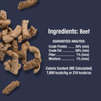 Just One Beef Cat Treats – Human Grade, Picky Eater Approved, Made in Our Own Kitchens