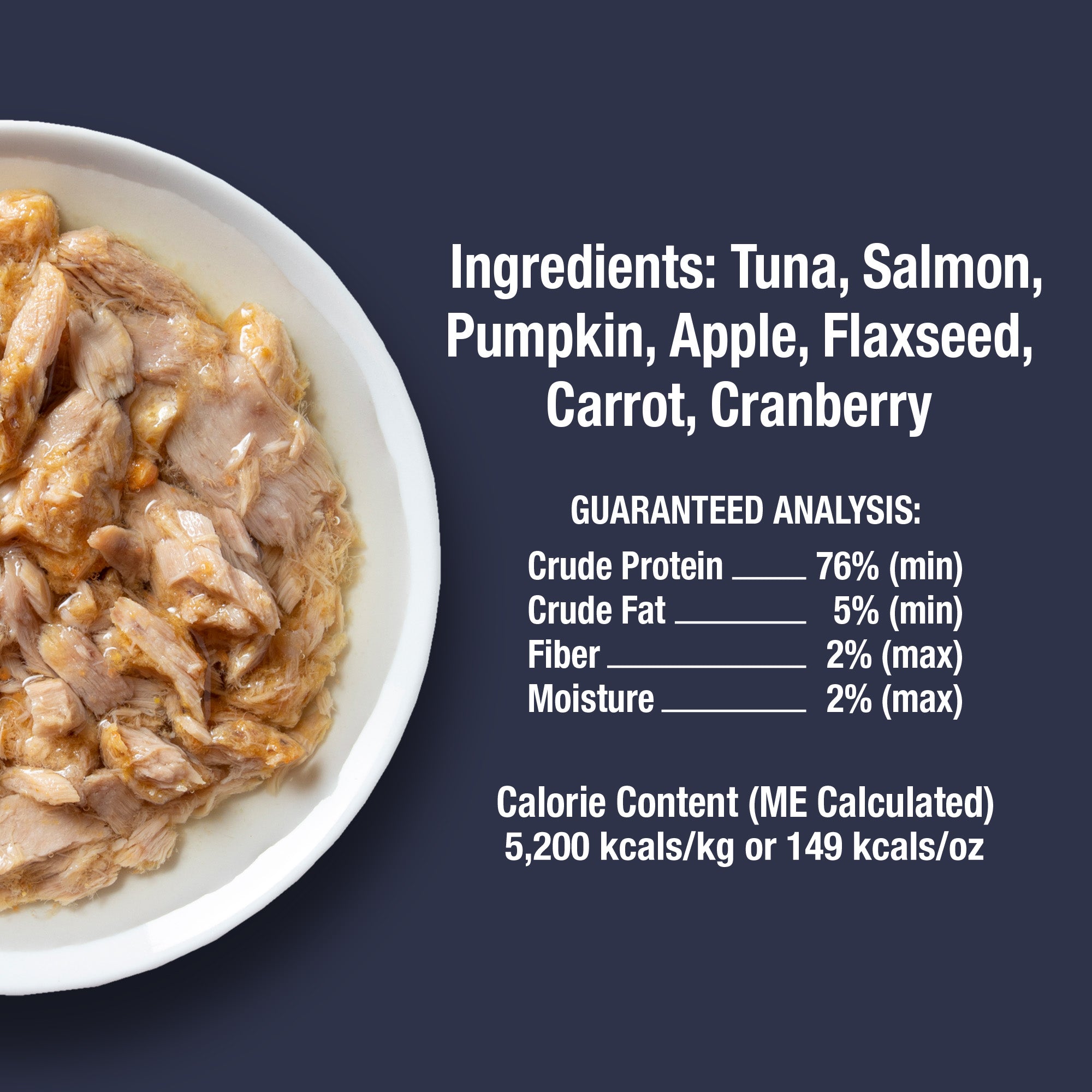 Hydrating Snack and Meal Complement For Cats – Shredded Salmon with Tuna Chunks in Gravy