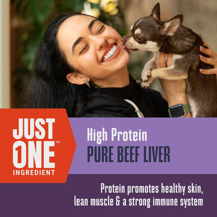 Just One Ingredient Beef Liver Treats For Dogs.  Human Grade and Grain Free - Made In Our Own Kitchen