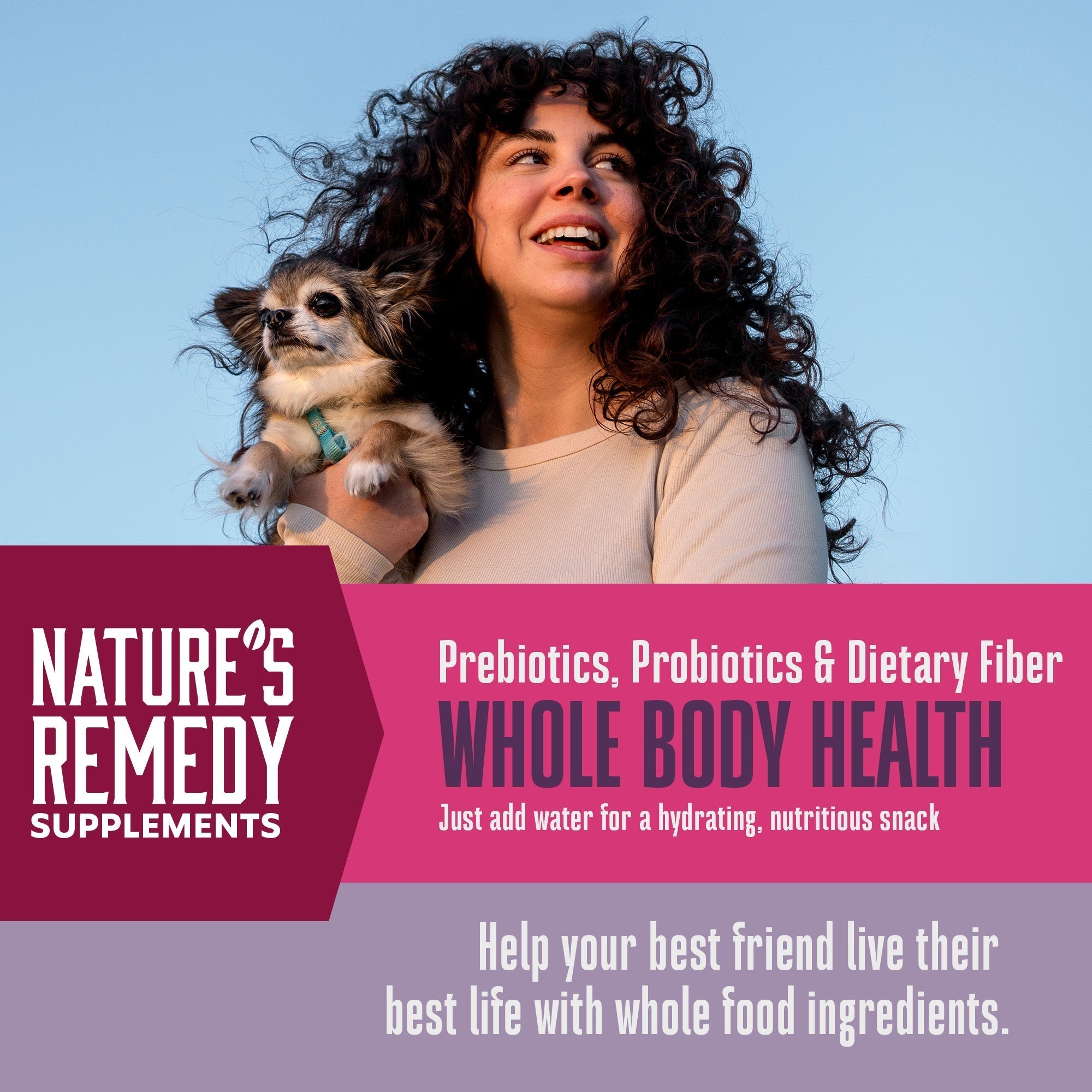 Nature’s Remedy Whole Body Health Support.  Human-Grade, Grain-Free, Whole Food Supplement for Dogs - Made in Our Own Kitchens