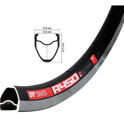 DT Swiss R 450 700c Road Rim Black
