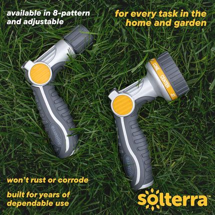 Adjustable Garden Hose Nozzle with Thumb Control
