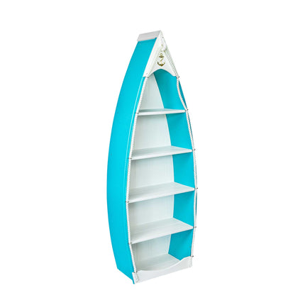 Amish 6' Poly Outdoor rowboat shaped book shelf