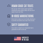 Just One Chicken Cat Treats – Human Grade, Picky Eater Approved, Made in Our Own Kitchens