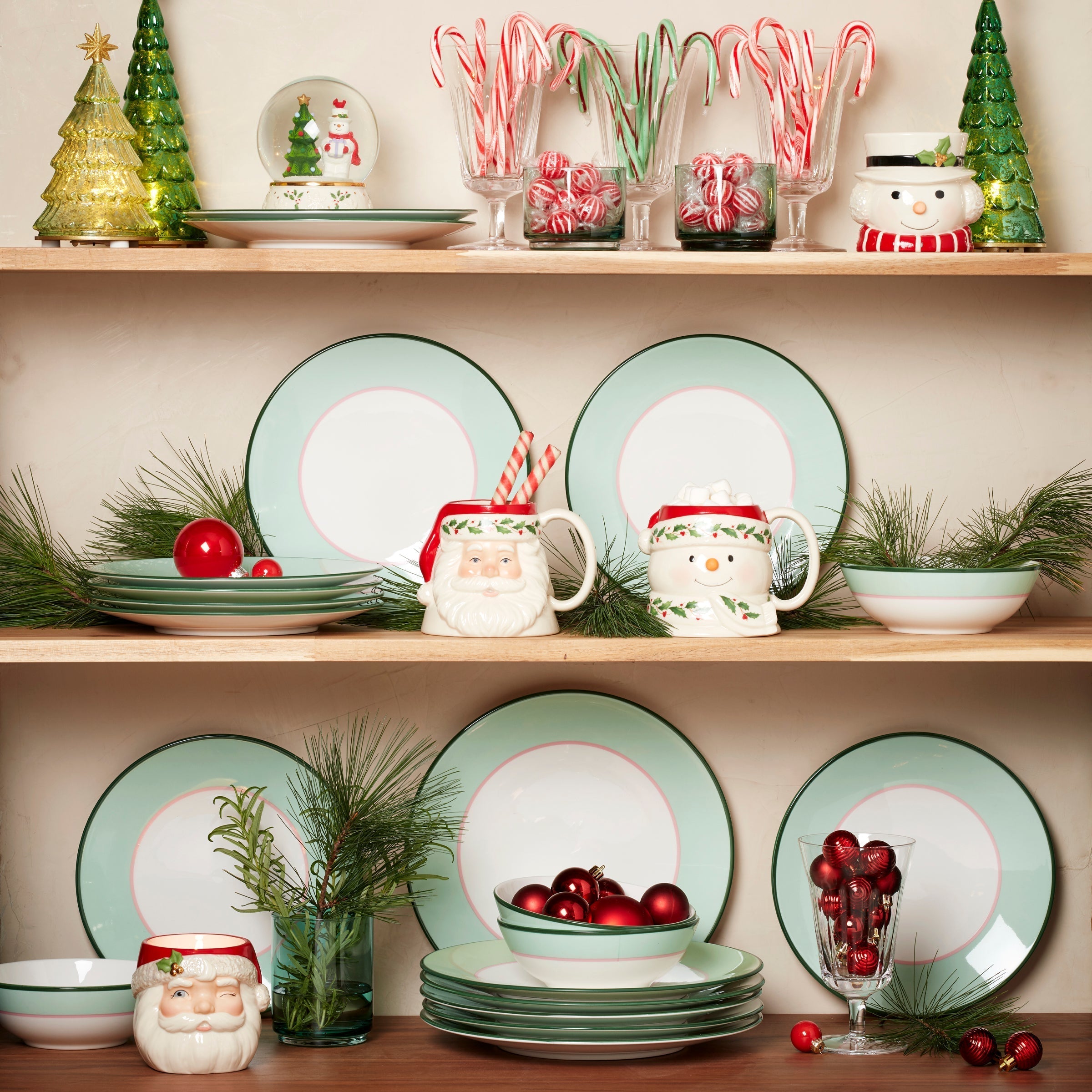 Make It Pop All-Purpose Bowls - Set of 4 - Green/Pink