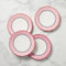 Make It Pop Dinner Plates - Set of 4 - Pink/Blue