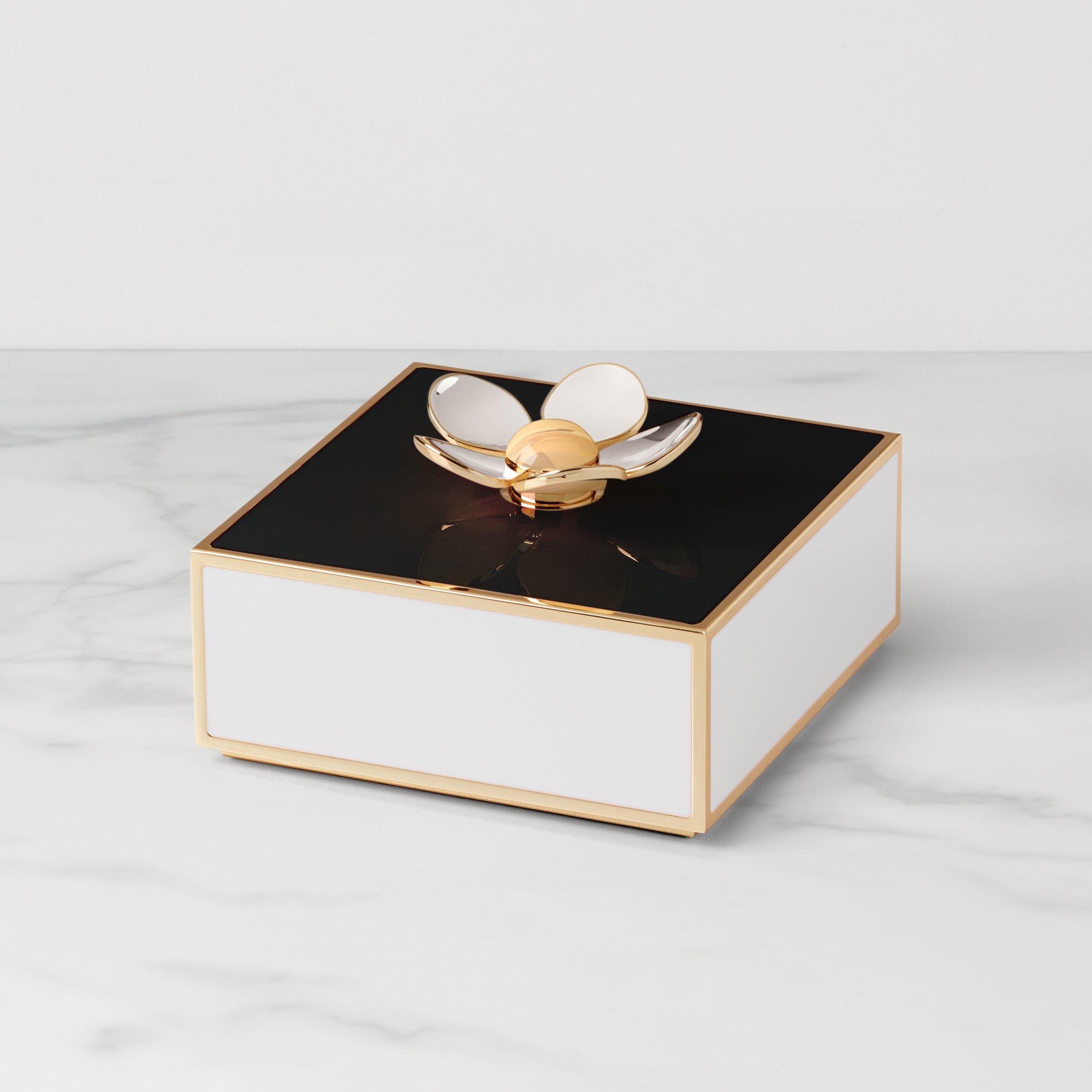 Make It Pop Floral Box - Black/White