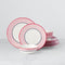 Make It Pop 12pc Dinnerware Set, Pink/Navy