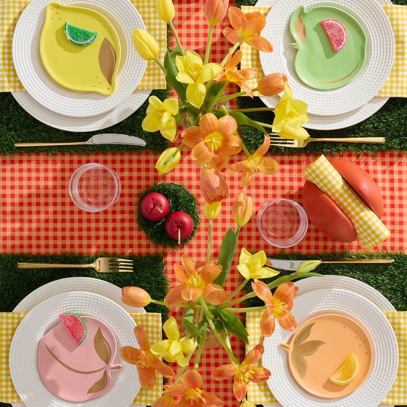 Tutti Fruity Tidbit Plates - Set of 4