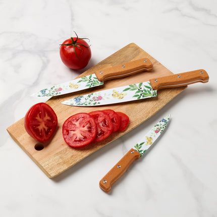 Butterfly Meadow Herbs 4 Piece Cutlery Set