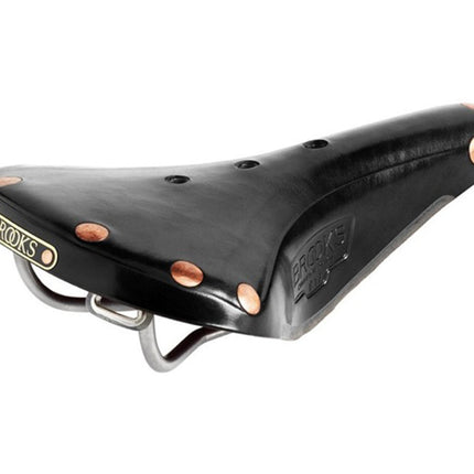 Brooks England Classic B17 Leather Saddle - Special - Titanium Black Black  