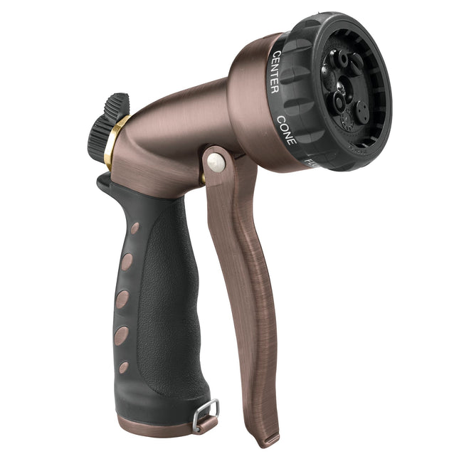 7-Pattern Zinc Front Trigger Nozzle, Bronze