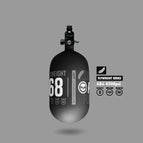 Black - Reg / 68/4500 / Matte Black / Grey