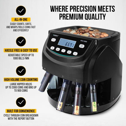 Kolibri KCS-2000 Coin Counter