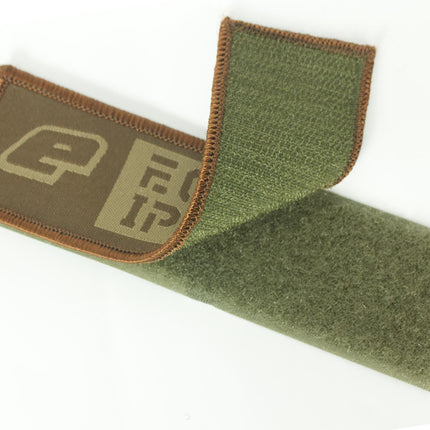 Eclipse Tactical Sword Woven Velcro Patch HDE Earth