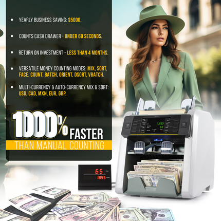 Kolibri Signature V2 Mixed Bill Counter