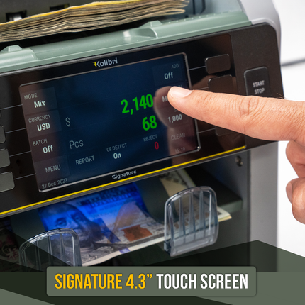 Kolibri Signature V2 Mixed Bill Counter