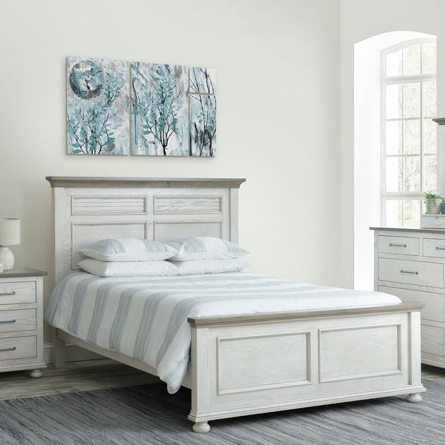 Amish Hickory Grove 5p Queen Rustic Bedroom Set - Quick Ship