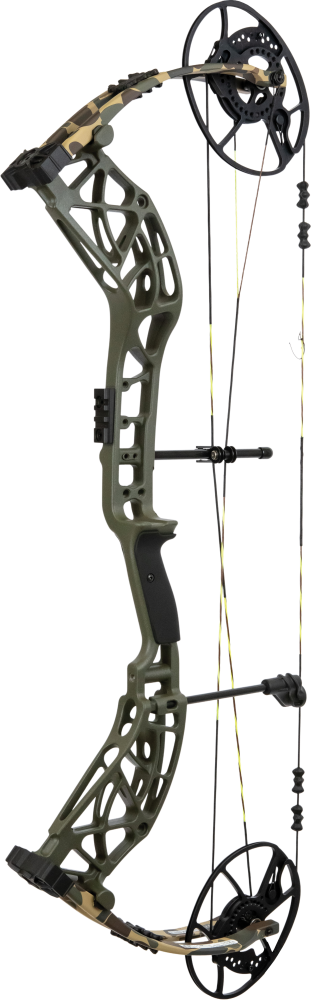 Adapt 2 HP hunting Compound Bow in color Throwback Green on a transparent background from Bear Archery
