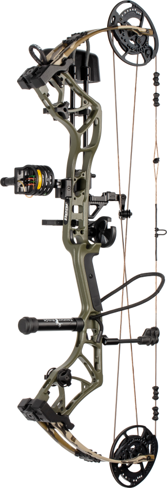DeerMom Women's Compound Bow from Bear Archery on a transparent background.