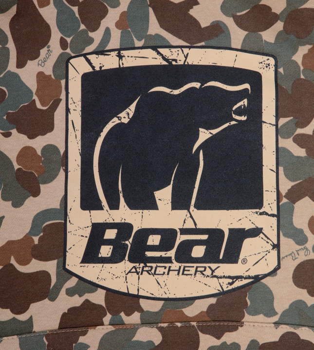 Fred Bear Camo Bear Shield Hoodie
