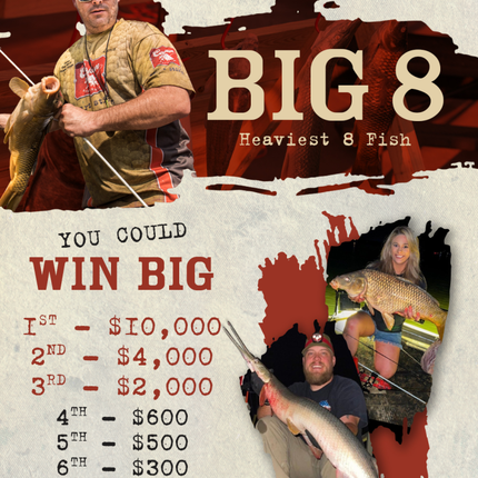 CAJUN 8 LIMITED TOURNAMENT REGISTRATION