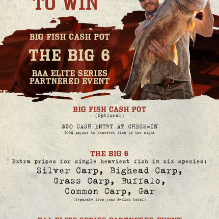 CAJUN 8 LIMITED TOURNAMENT REGISTRATION