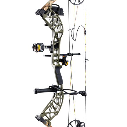 Bear Adapt 2 RTH single cam compound bow in color Throwback Green.