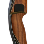 Bubinga Phenolic With Black Glass / Left Hand / A Handle