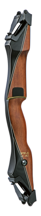 The Fred Bear Take Down Hammer Grip from Bear Archery B riser can be paired with #1, #2, or #3 Bear limbs. Suitable for recurve bow limbs or longbow limbs.
