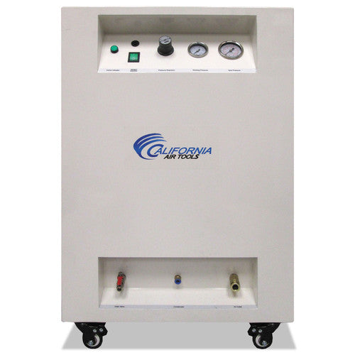 California Air Tools 2.0 HP 10 Gallon Ultra Quiet and Oil-Free Air Compressor in Sound Proof Cabinet with Automatic Drain Valve