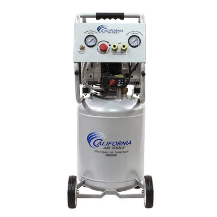 California Air Tools 2 HP 10 Gallon Ultra Quiet and Oil-Free Aluminum Tank Dolly Air Compressor