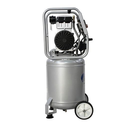 California Air Tools 2 HP 10 Gallon Ultra Quiet and Oil-Free Aluminum Tank Dolly Air Compressor