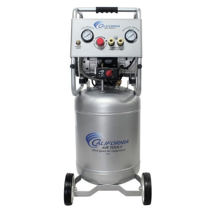 California Air Tools 10020C 2 HP 10 Gallon Ultra Quiet and Oil-Free Steel Tank Dolly Air Compressor