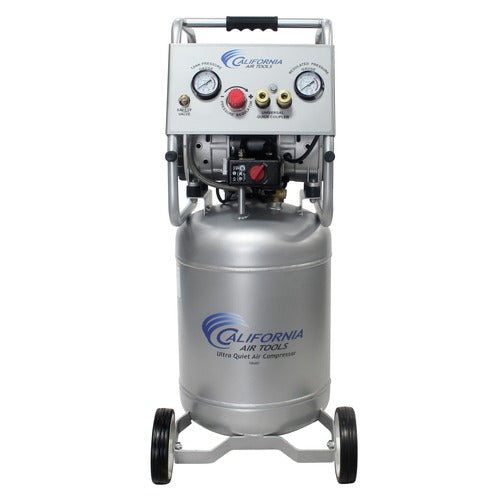 California Air Tools 10020C 2 HP 10 Gallon Ultra Quiet and Oil-Free Steel Tank Dolly Air Compressor