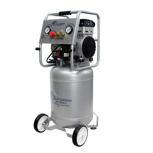 California Air Tools 10020C 2 HP 10 Gallon Ultra Quiet and Oil-Free Steel Tank Dolly Air Compressor