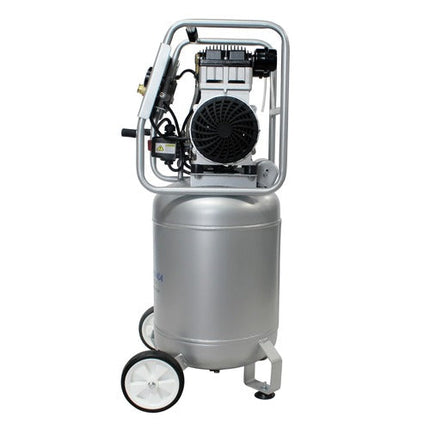 California Air Tools 10020C 2 HP 10 Gallon Ultra Quiet and Oil-Free Steel Tank Dolly Air Compressor