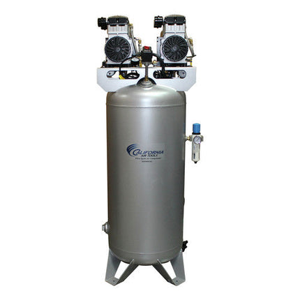 California Air Tools 4 HP 60 Gallon Ultra Quiet and Oil-Free Dolly Air Compressor with Auto Drain