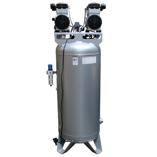 California Air Tools 4 HP 60 Gallon Ultra Quiet and Oil-Free Dolly Air Compressor with Auto Drain