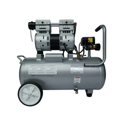 California Air Tools 1 HP 8 Gallon Ultra Quiet and Oil-Free Aluminum Tank Wheelbarrow Air Compressor