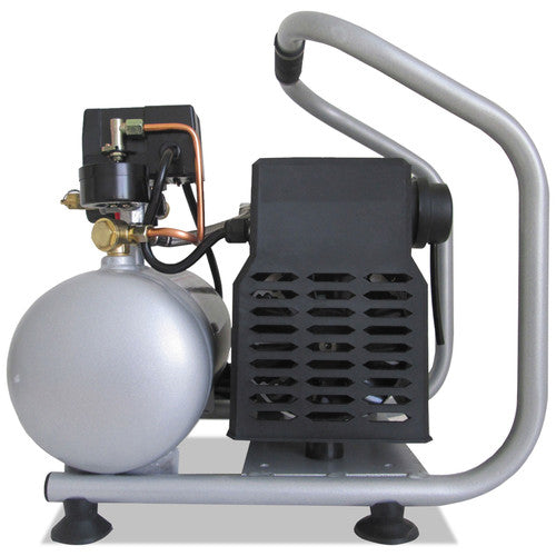 California Air Tools 0.6 HP 1 Gallon Light and Quiet Steel Tank Hand Carry Air Compressor
