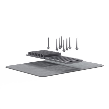 UDry Peg Dish Rack with Mat