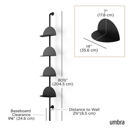 Solis Adjustable Standing Shelf