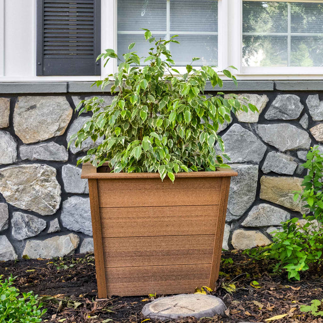 Amish Large 27" Square Poly Planter