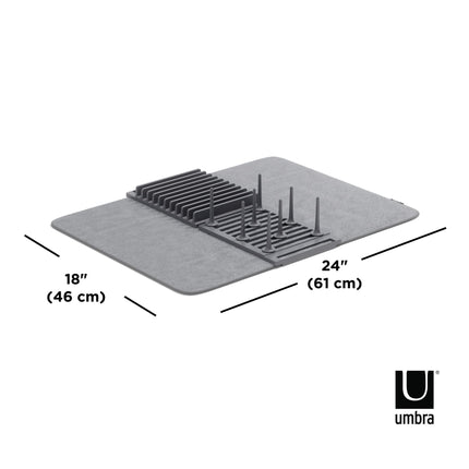 UDry Peg Dish Rack with Mat