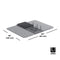 UDry Peg Dish Rack with Mat