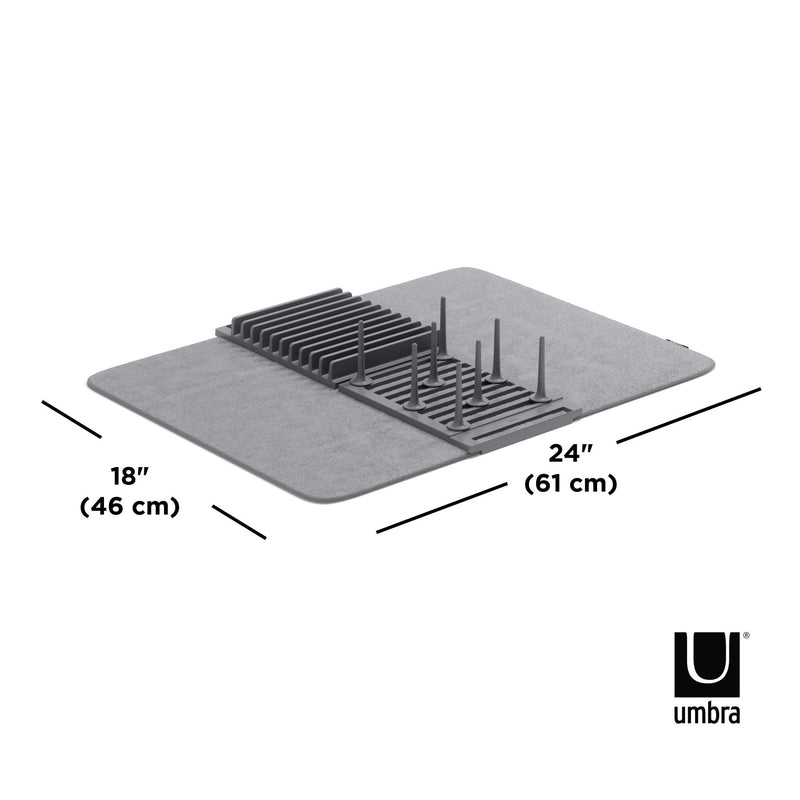 UDry Peg Dish Rack with Mat
