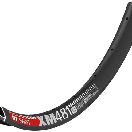 DT Swiss XM 481 27.5" MTB Disc Rim - Black